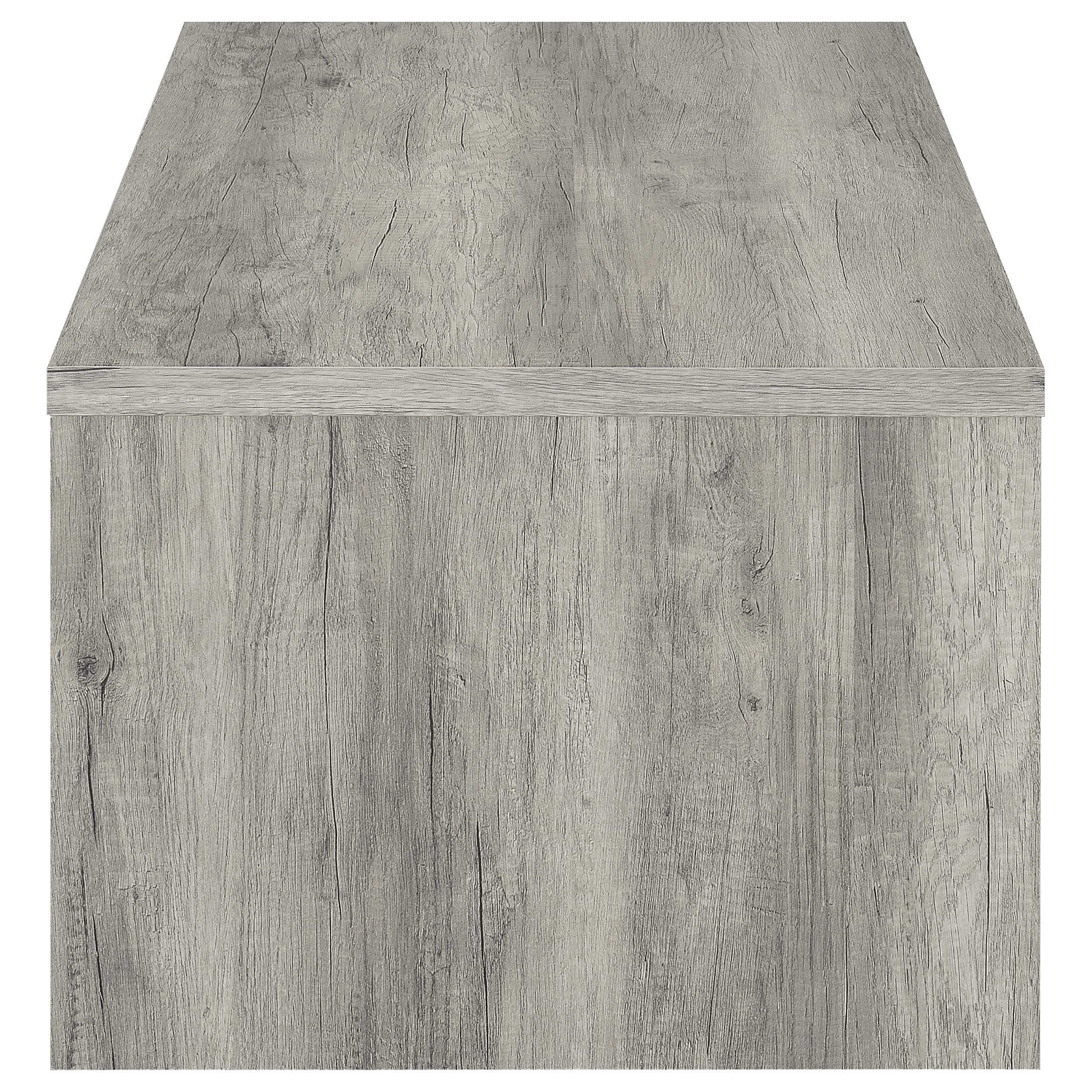 Felix 2-drawer Engineered Wood Coffee Table Grey Driftwood — view 5