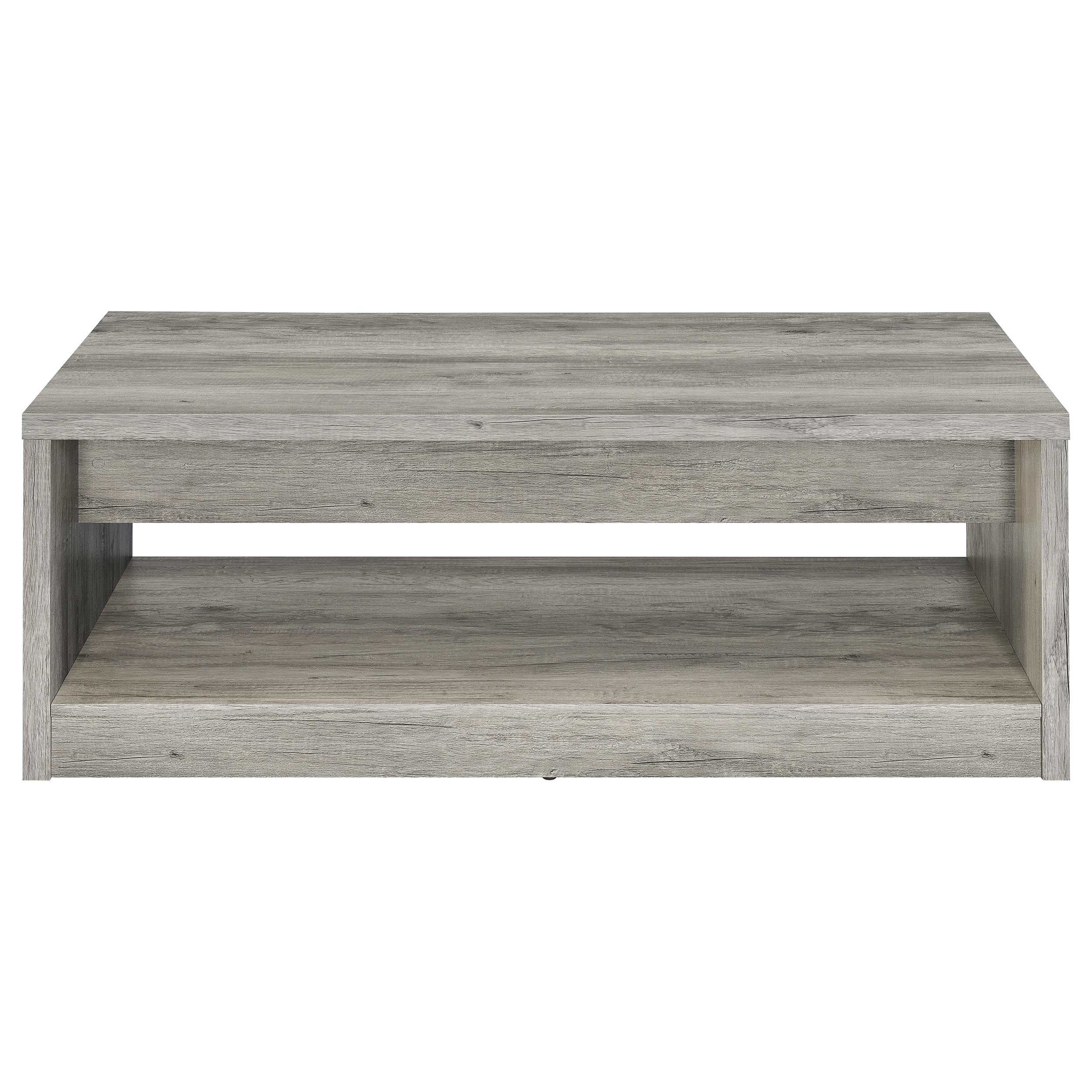 Felix 2-drawer Engineered Wood Coffee Table Grey Driftwood — view 7