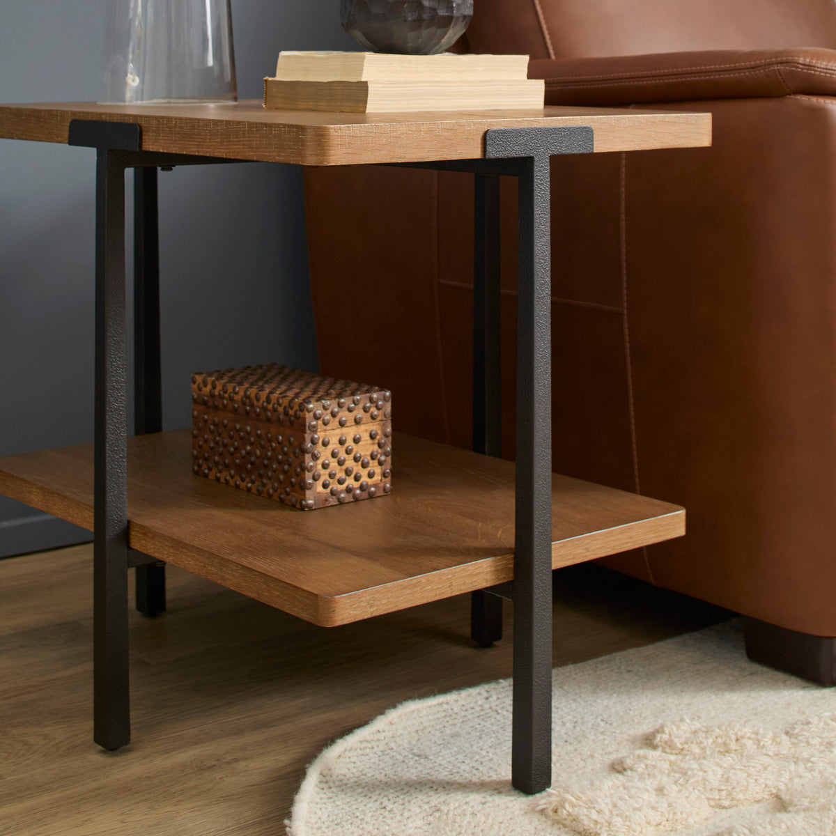 Millwork - End Table - Light Brown