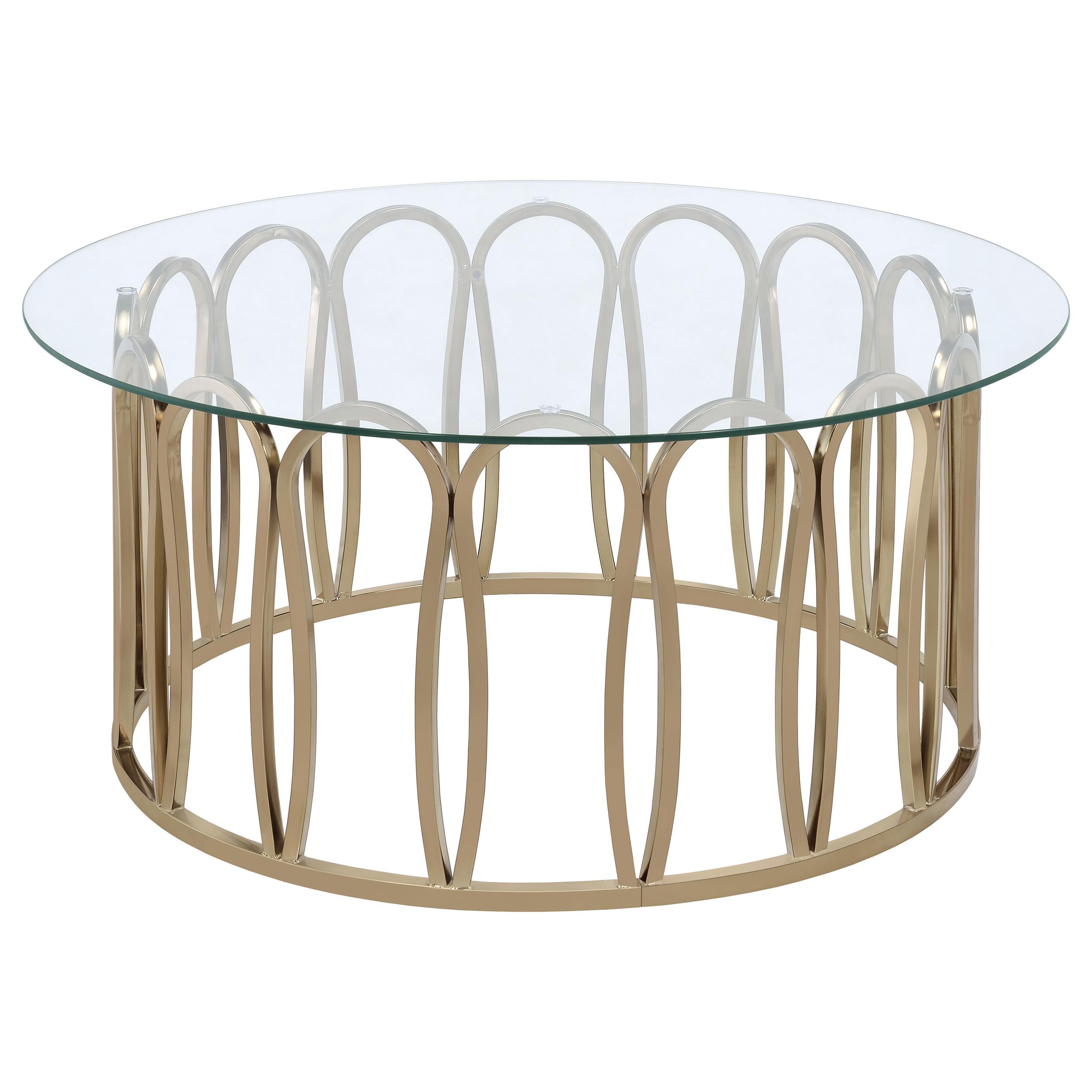 Monett 3-piece Coffee and End Table Set Chocolate Chrome — view 4