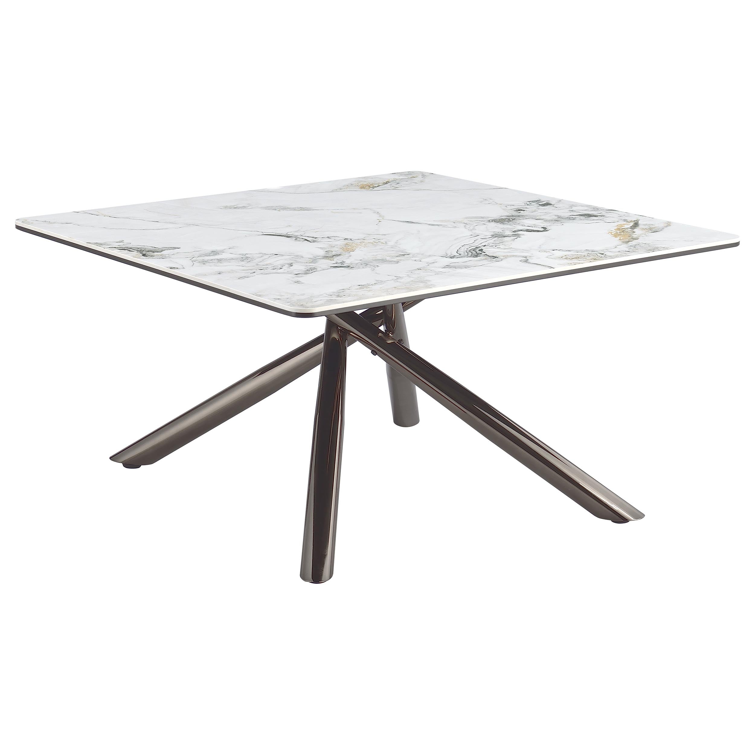 Carvell 3-piece Square Coffee and End Table Set Mirage White — view 5