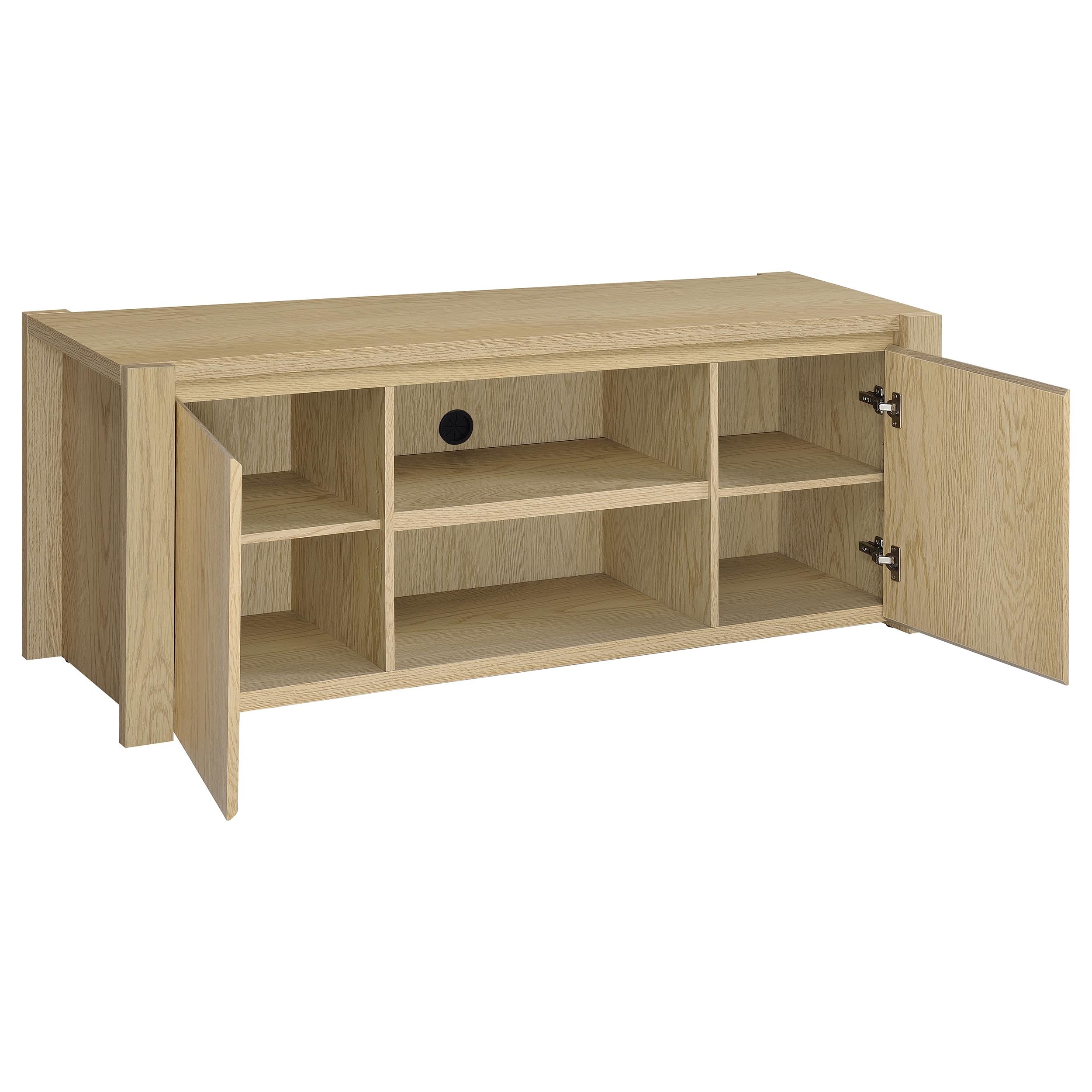 Laurelton 3-piece Entertainment Center TV Stand Light Oak — view 4