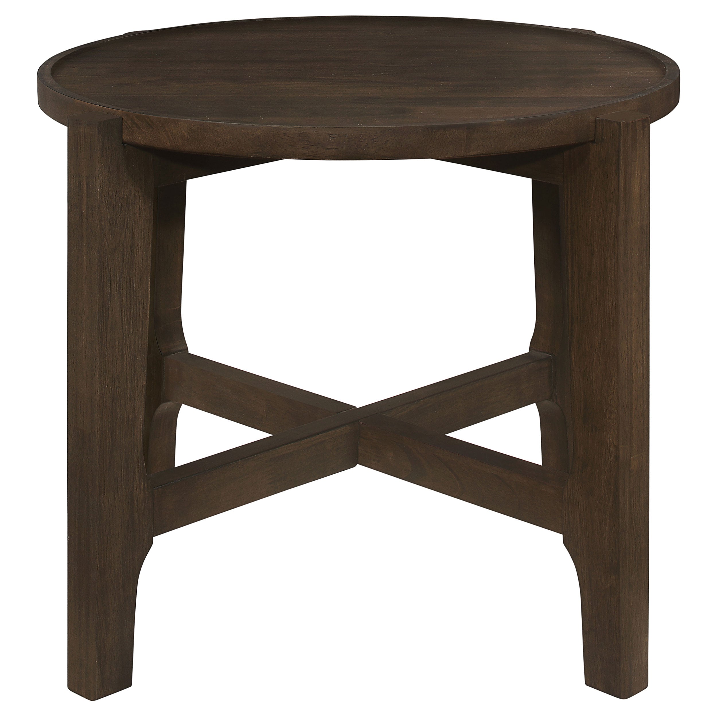 Cota 3-piece Solid Wood Coffee and End Table Set Dark Brown — view 4