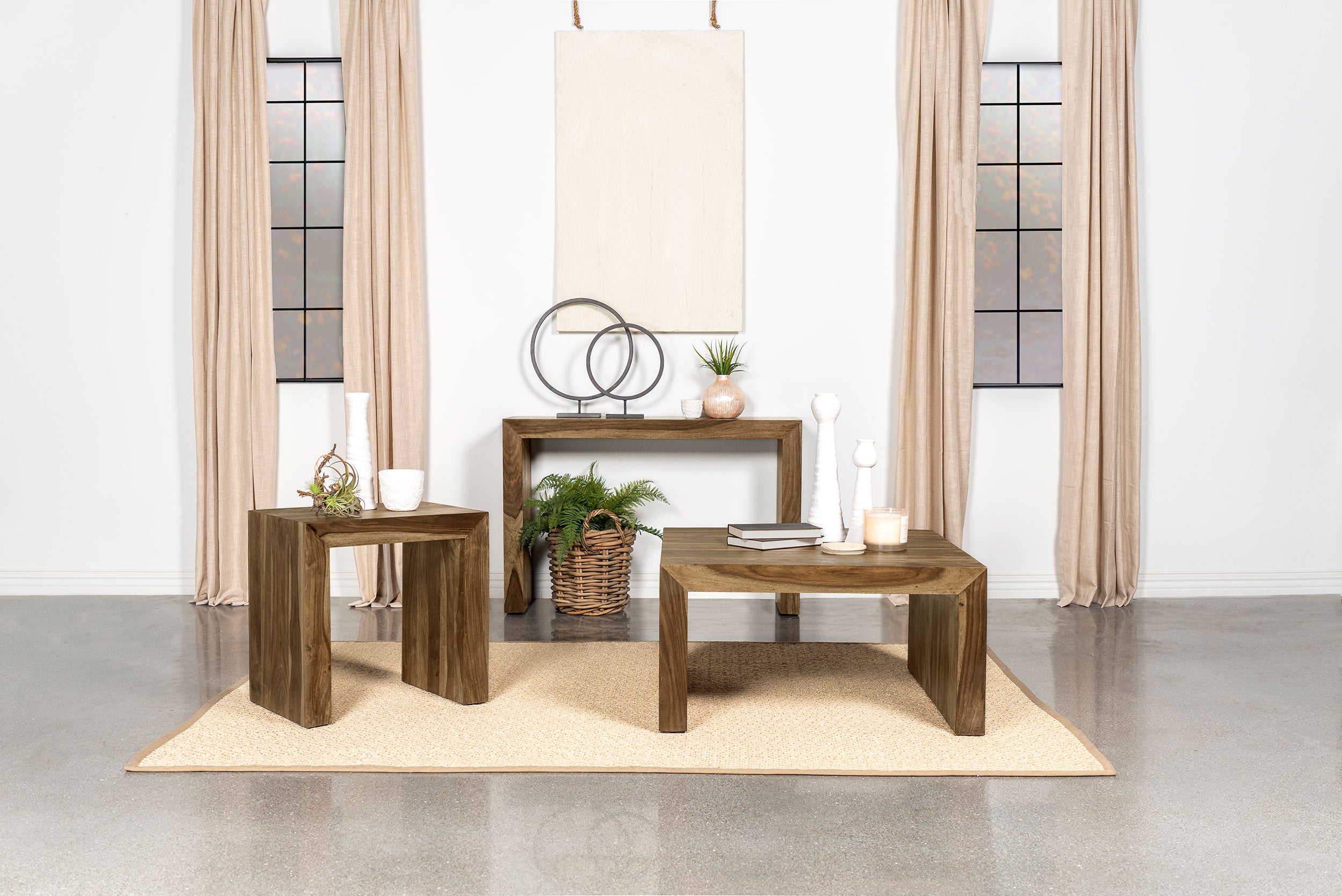 Odilia Rectangular Solid Wood End Table Auburn — view 8