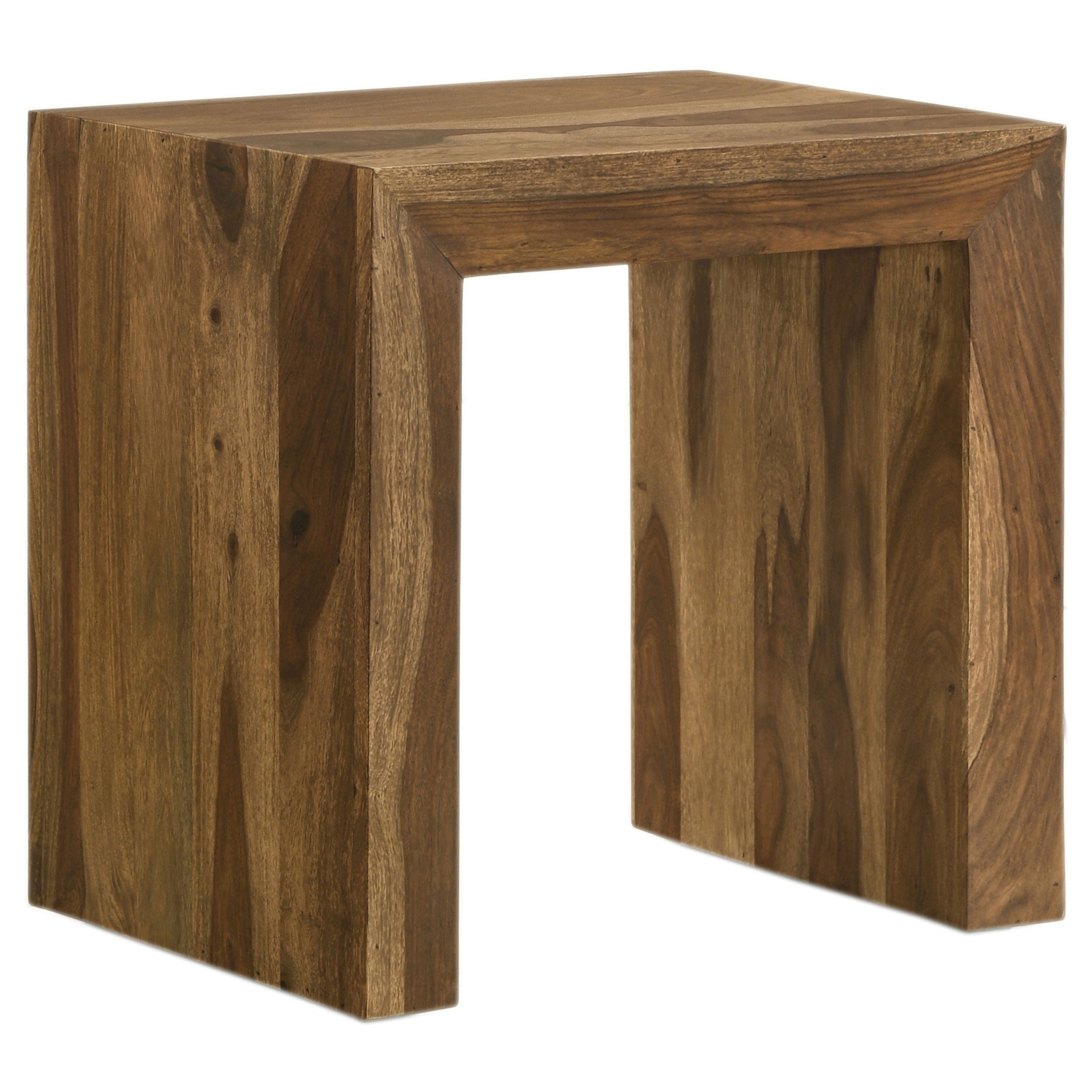 Odilia 2-piece Solid Wood Coffee and End Table Set Auburn — view 3