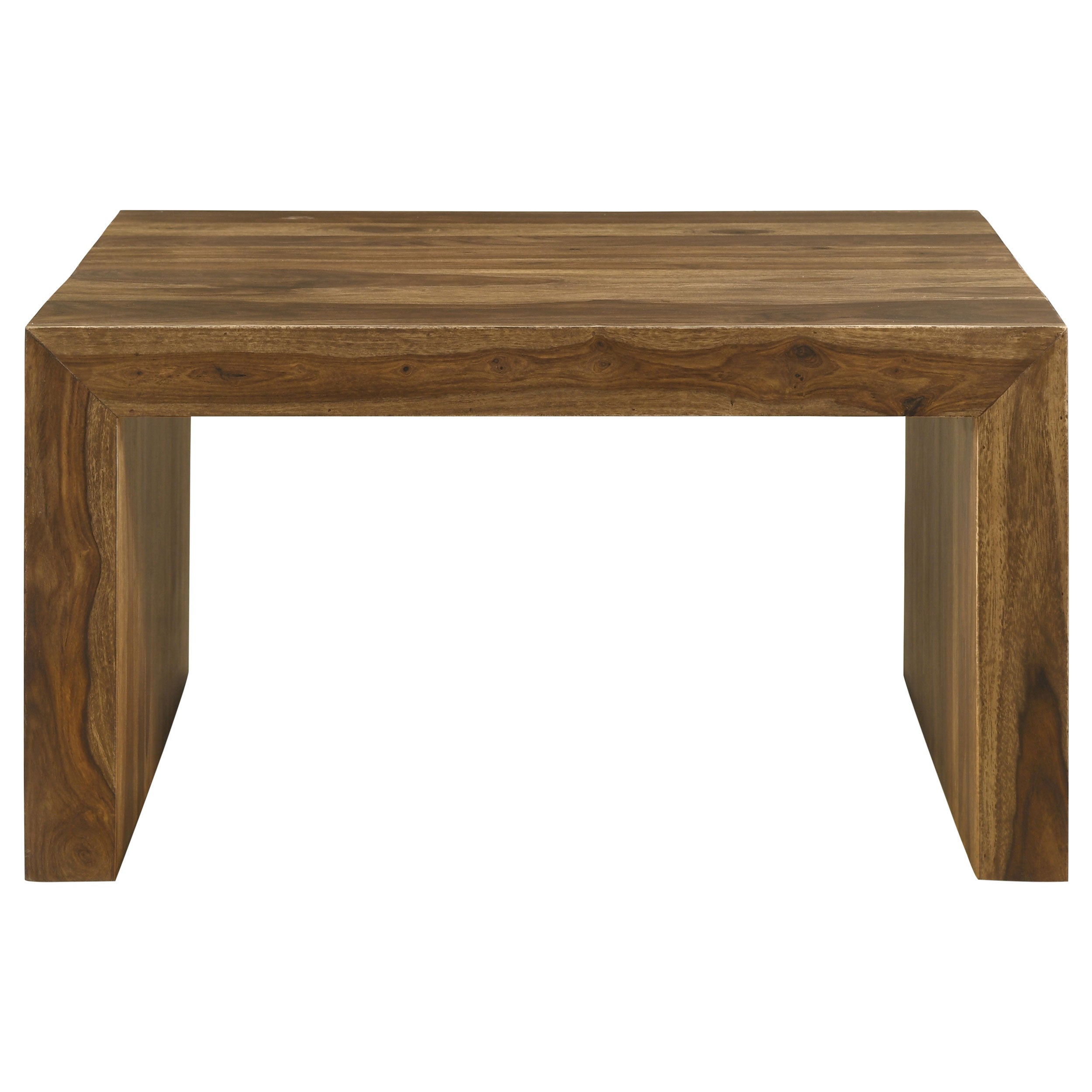 Odilia 3-piece Solid Wood Coffee and End Table Set Auburn — view 8