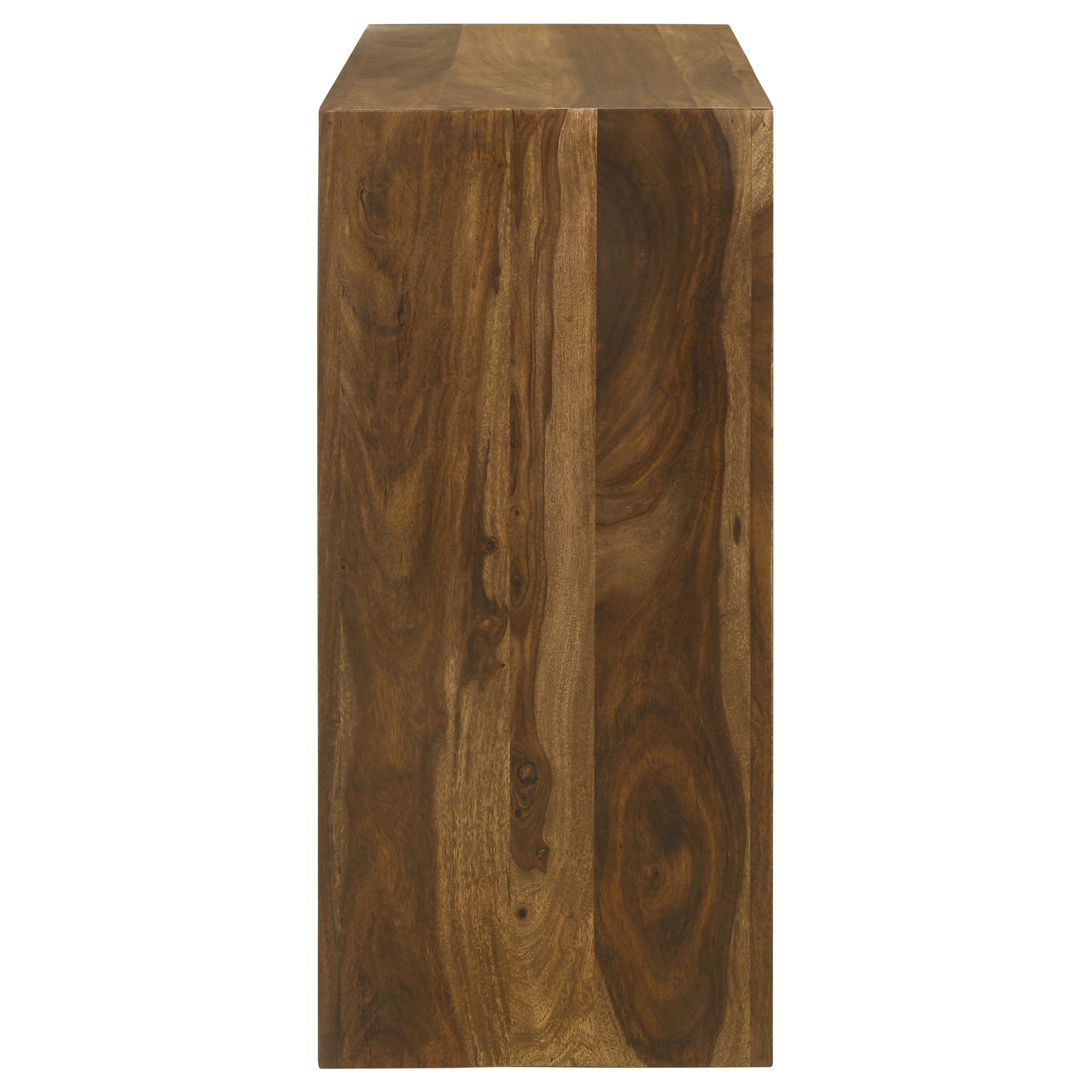 Odilia Rectangular Solid Wood Entryway Console Table Auburn — view 4