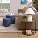 Multi Functional Ottoman And Table Set With Drum Stool