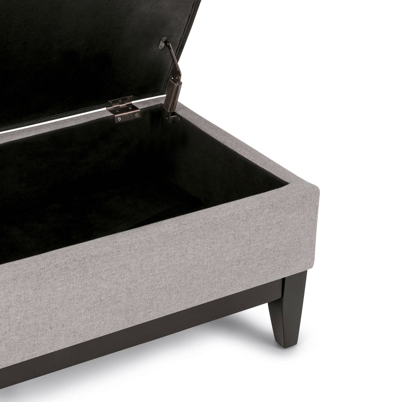 Oregon - Contemporary Storage Ottoman Bench With Tray