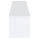 Jude - 2 Door Engineered Wood TV Stand - High Gloss White