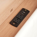 Queen Size  Upholstered Platform Bed with Storage Headboard and Hydraulic Storage System, PU Storage Bed with LED Lights and USB charger, White