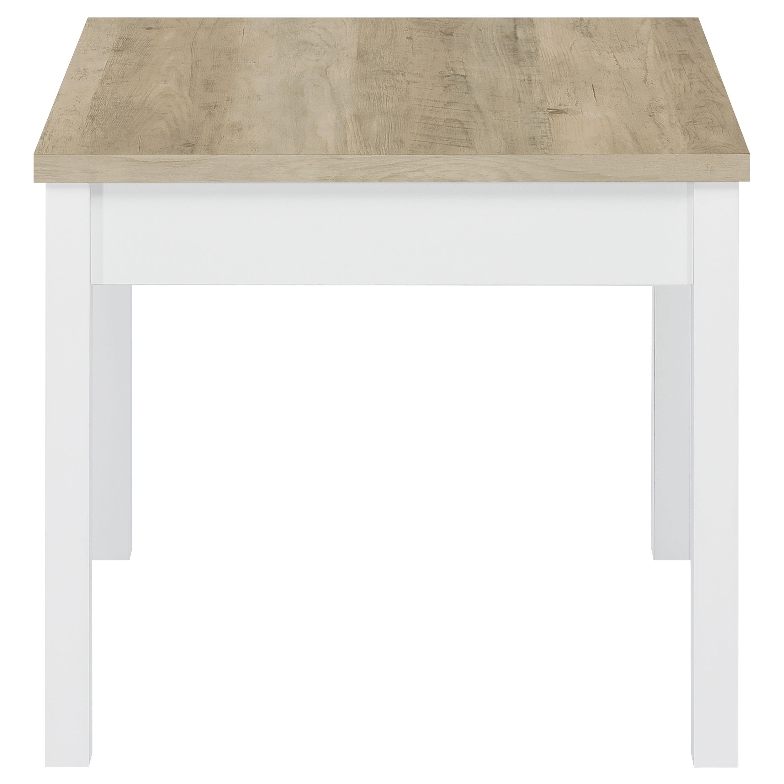 Stacie 3-piece Coffee Table Set Distressed Pine and White — view 8
