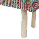 Prytania - Boho Handmade Fabric Upholstered Bench