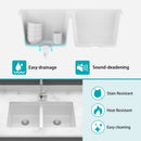 Granite Composite Double Bowl Undermount Kitchen Sink