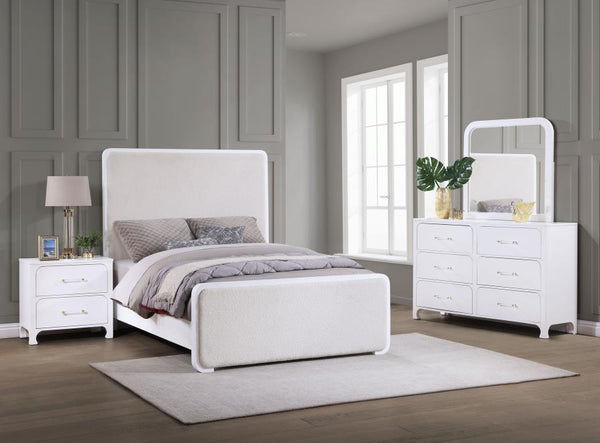 Anastasia - Boucle Upholstered Bedroom Set