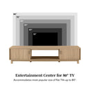 Modern Fluted Door Minimalist TV Stand