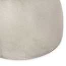 Outdoor Side Table With Hourglass Shape - Gray