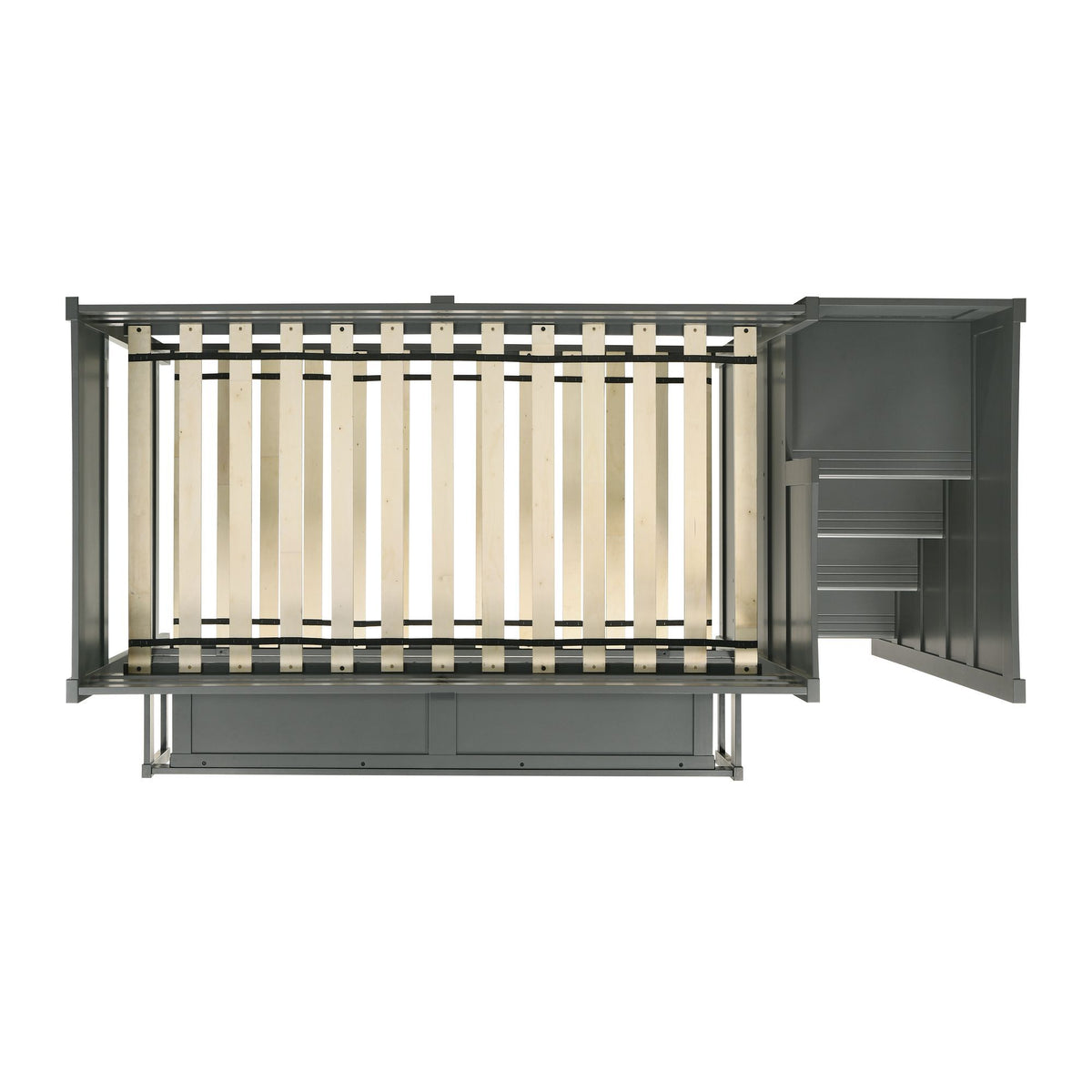 Sami Step Bunk With Right Headboard in Dark Brown by Elements International, view 26
