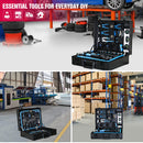 Combined Maintenance Tool Suitcase 247 Pieces Of Basic Home Maintenance Tool Set General Machinery Tool Set - Blue