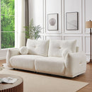 2 Seater Cushion Comfortable Sofas With 2 Cushions And 2 Ball Pillows