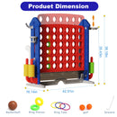4 To Score Giant Game Set With Mesh Bag & Jumbo Connect 4
