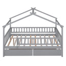 House Bed With 2 Drawers