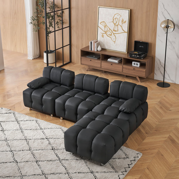 Technology Cloth Sofa, Waterproof, Stain And Cat Scratch Resistant, Can Comfortably Sit In The Apartment Bedroom Without Taking Up Space