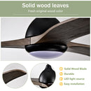 Indoor Outdoor Ceiling Fan With Light With Remote Control, Noiseless Reversible Motor, 6 Speed, 3 Color