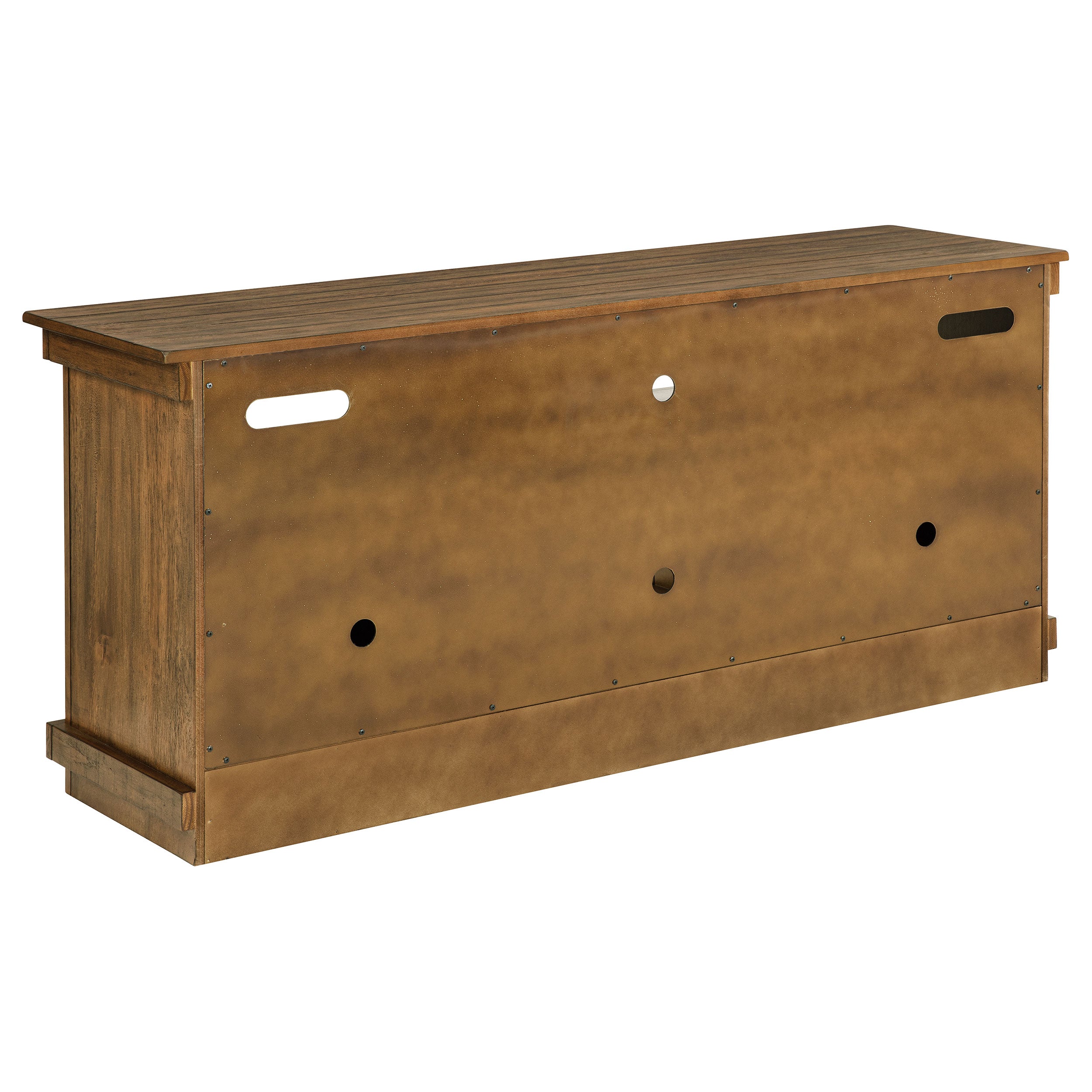 Payne 60-inch TV Stand Media Console Distressed Brown — view 7
