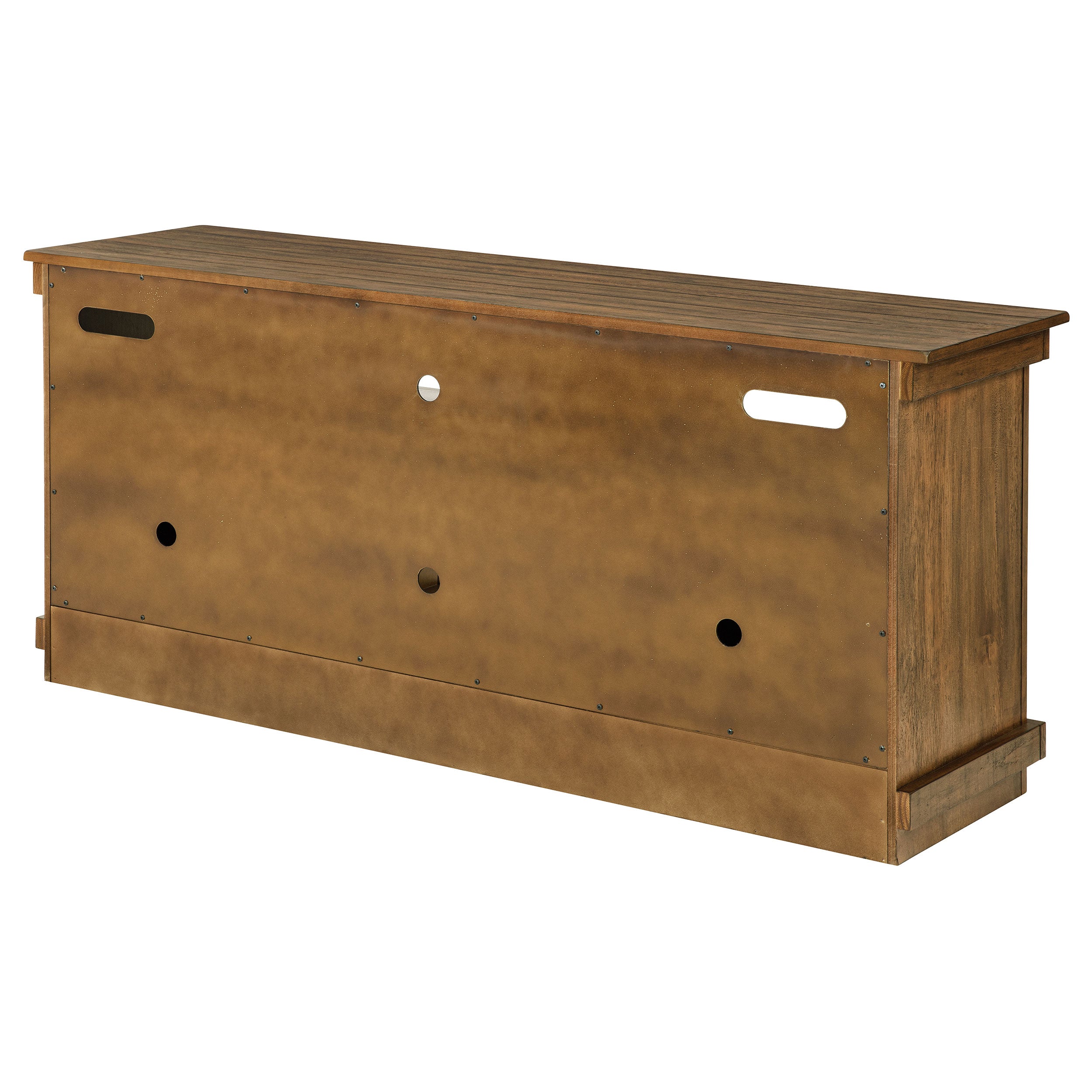 Payne 60-inch TV Stand Media Console Distressed Brown — view 9