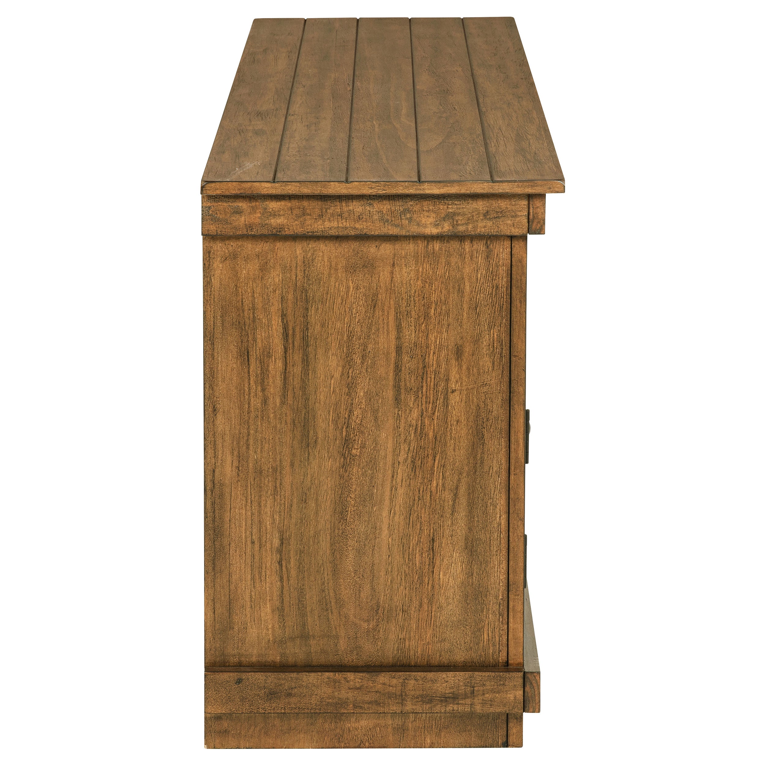 Payne 60-inch TV Stand Media Console Distressed Brown — view 10