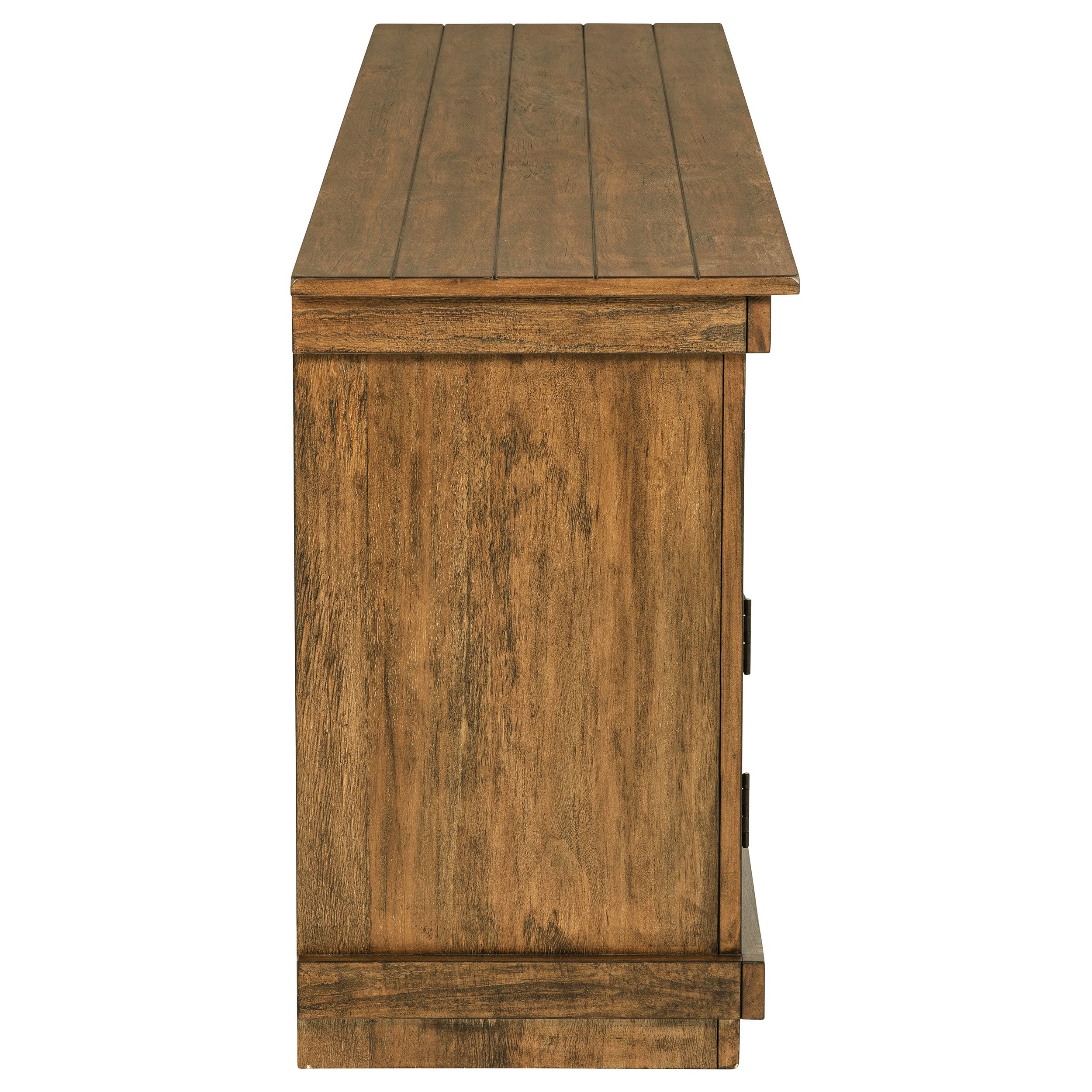 Payne 70-inch TV Stand Media Console Distressed Brown — view 10