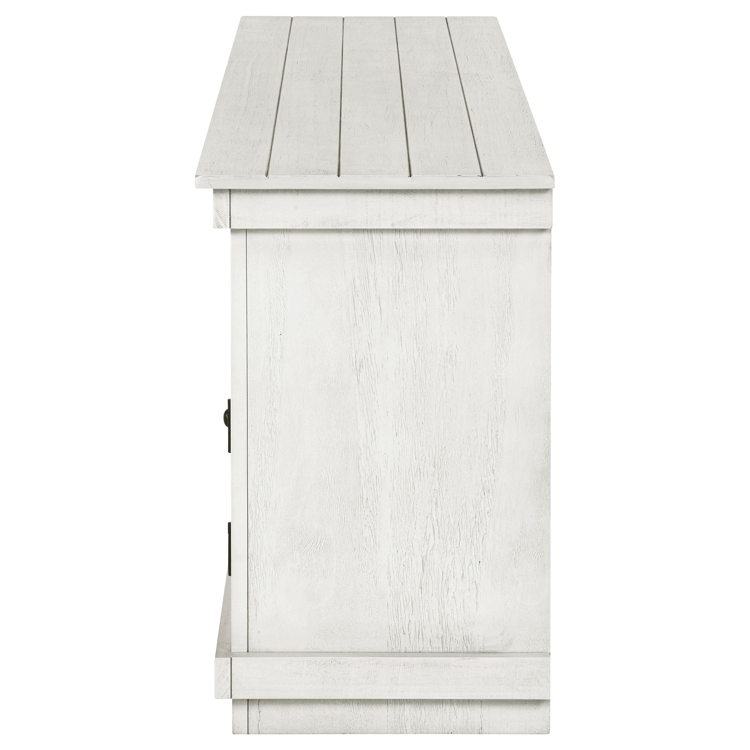 Payne 60-inch TV Stand Media Console Distressed White — view 6