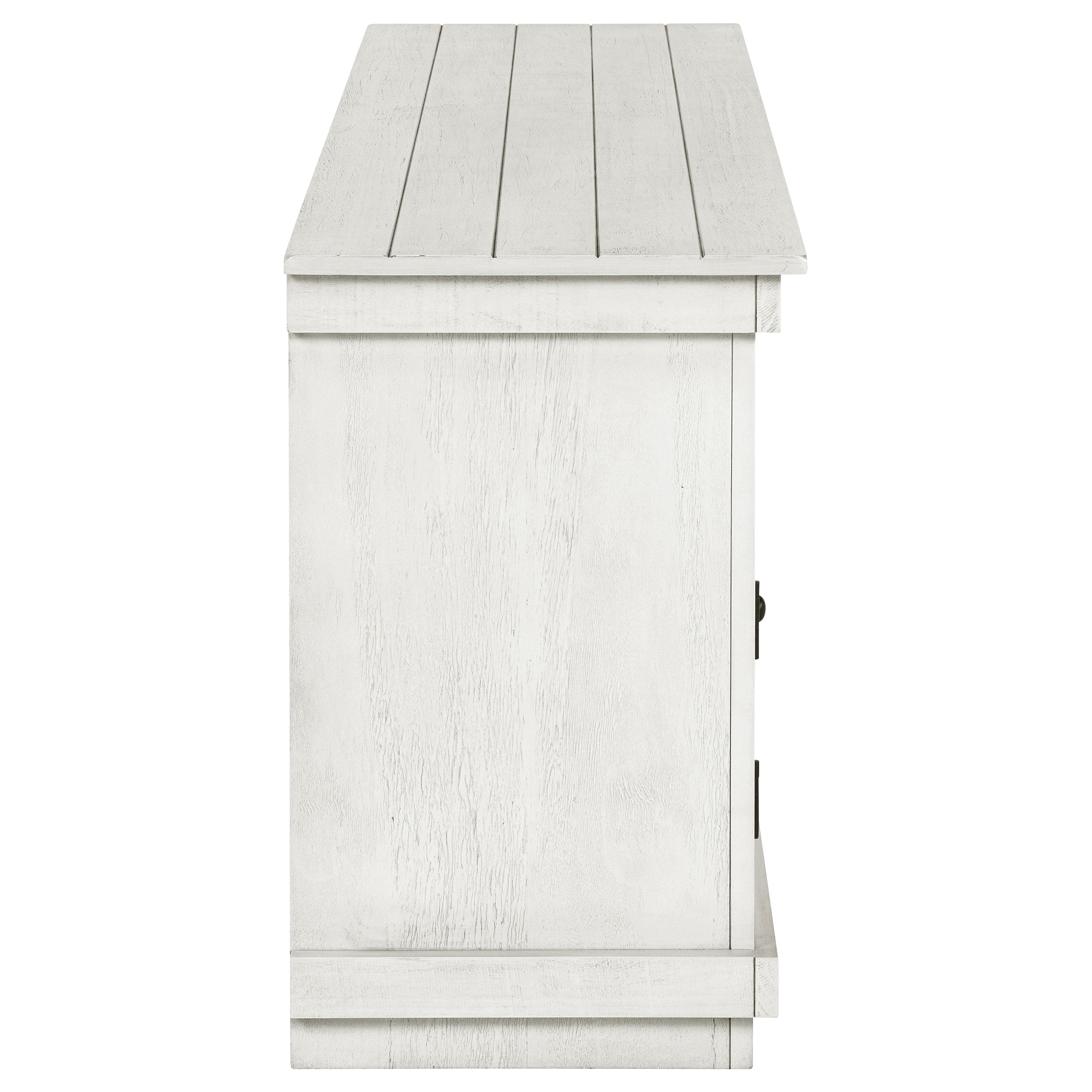 Payne 60-inch TV Stand Media Console Distressed White — view 10