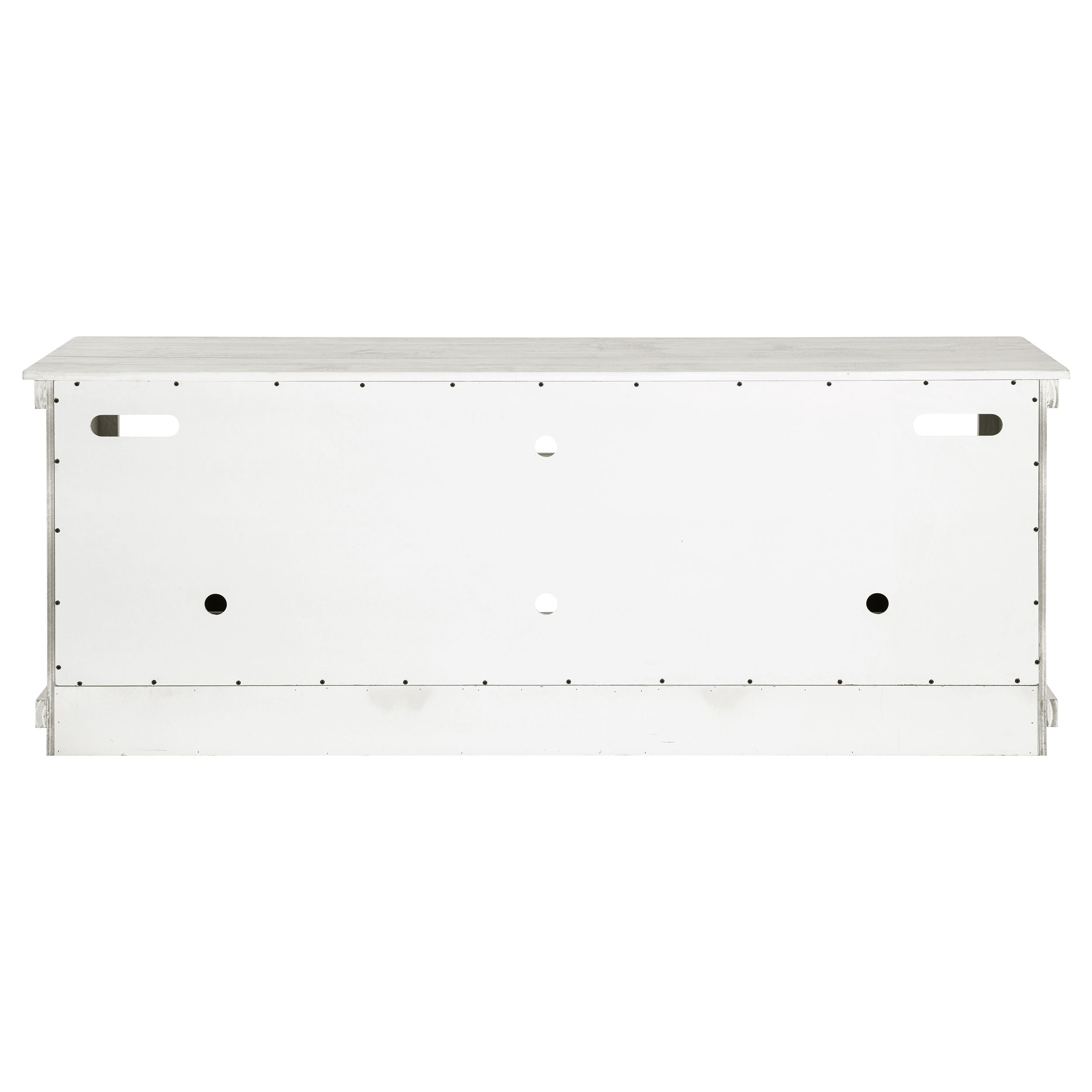 Payne 70-inch TV Stand Media Console Distressed White — view 8
