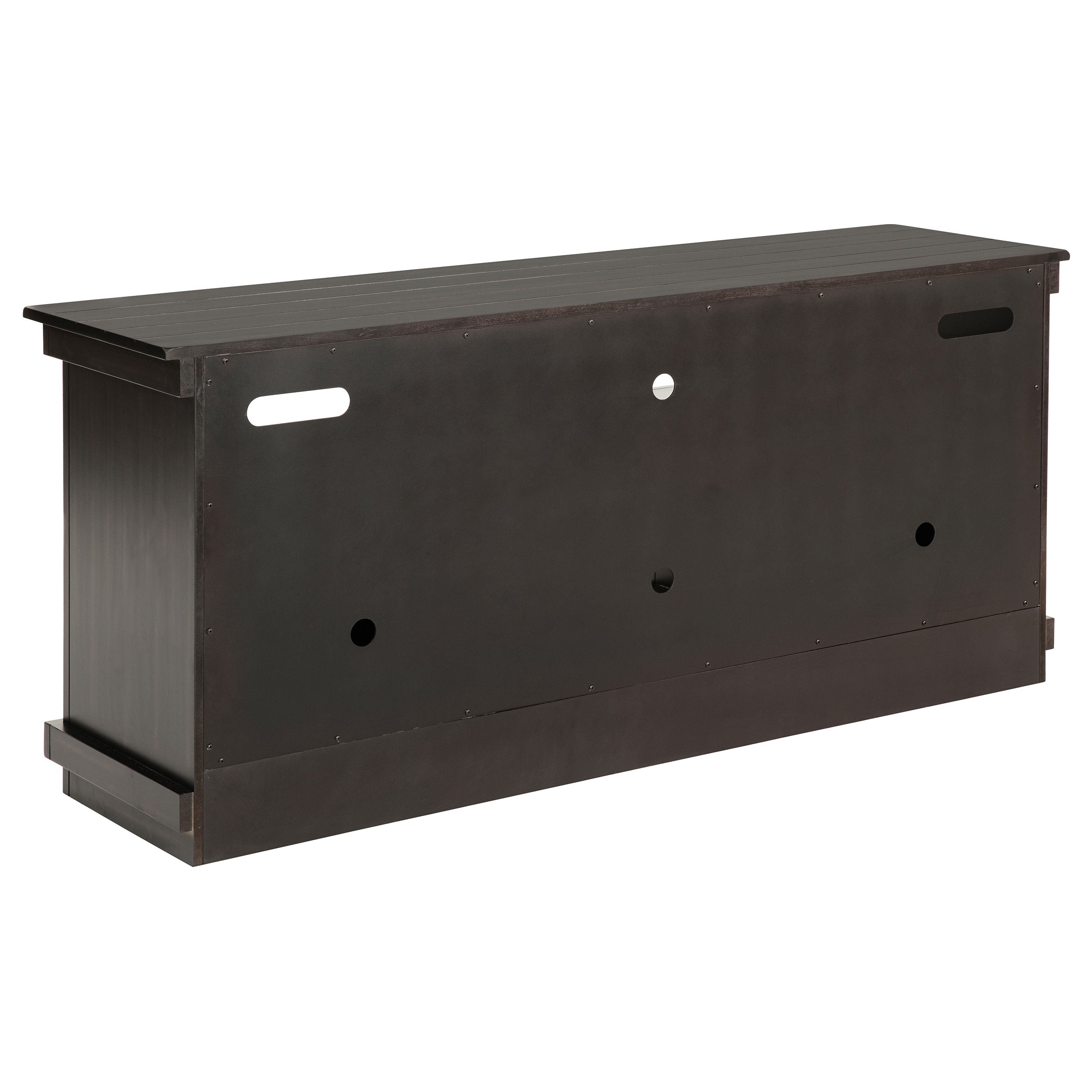 Payne 60-inch TV Stand Media Console Distressed Java — view 7