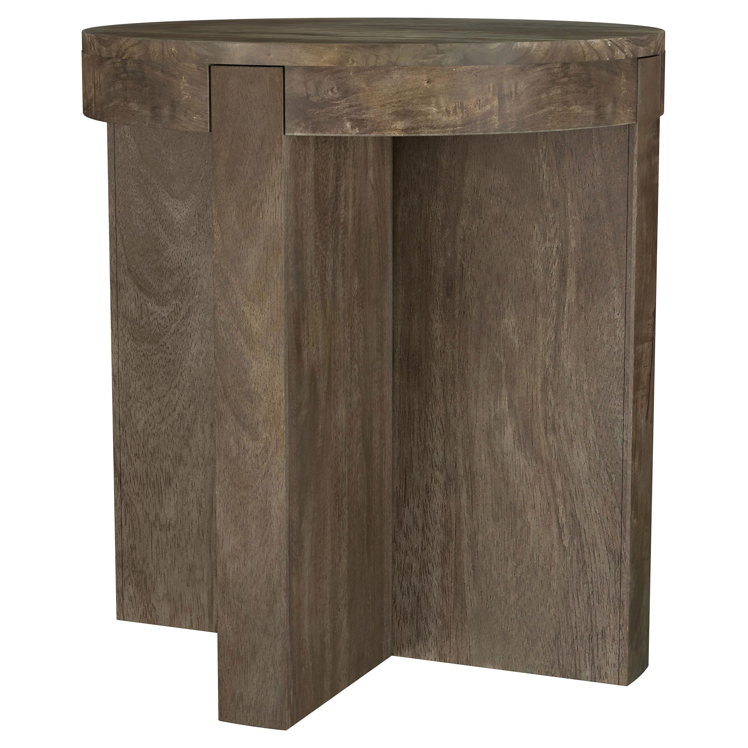 Kinkaid 2-piece Solid Wood Coffee and End Table Set Brown — view 4