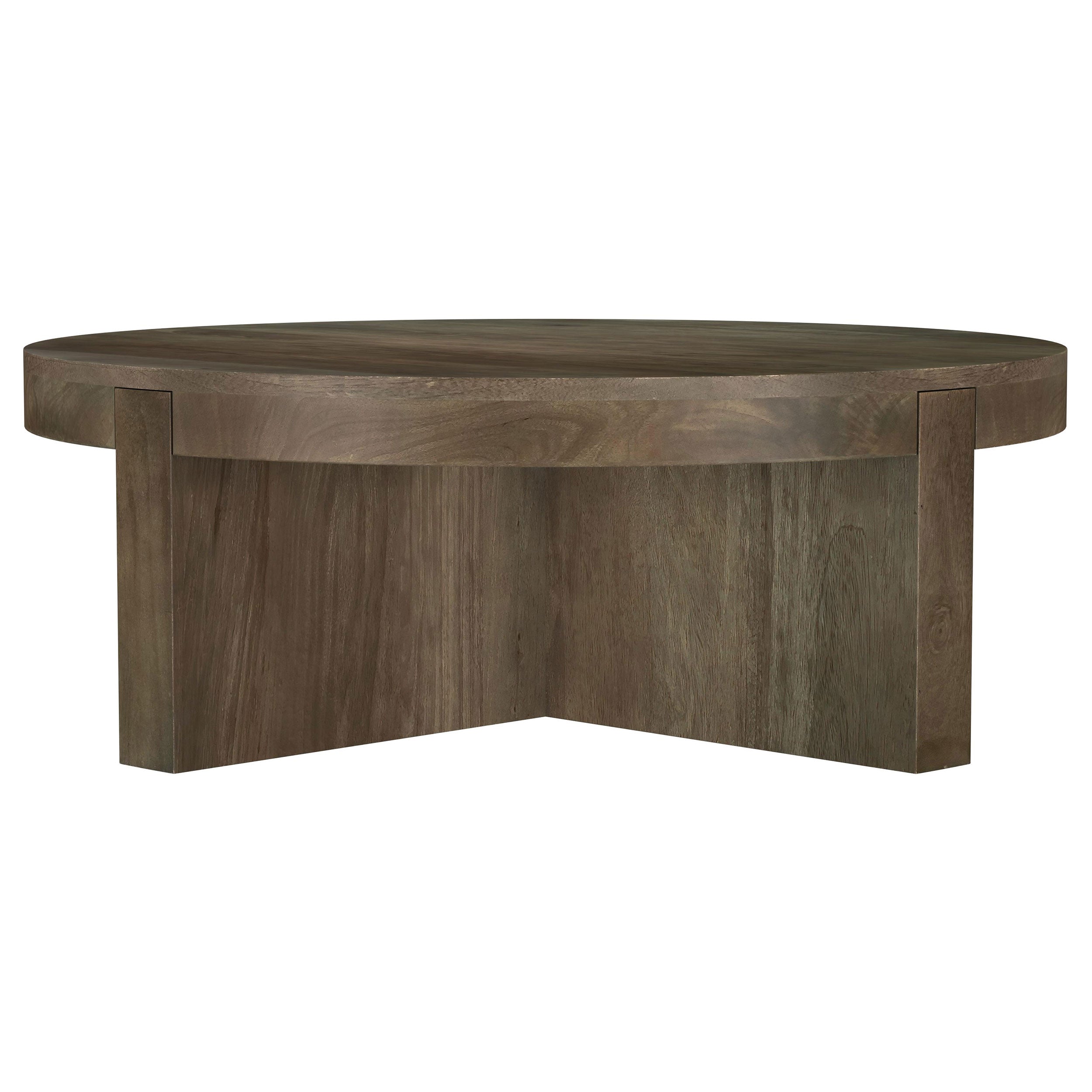 Kinkaid 2-piece Solid Wood Coffee and End Table Set Brown — view 9