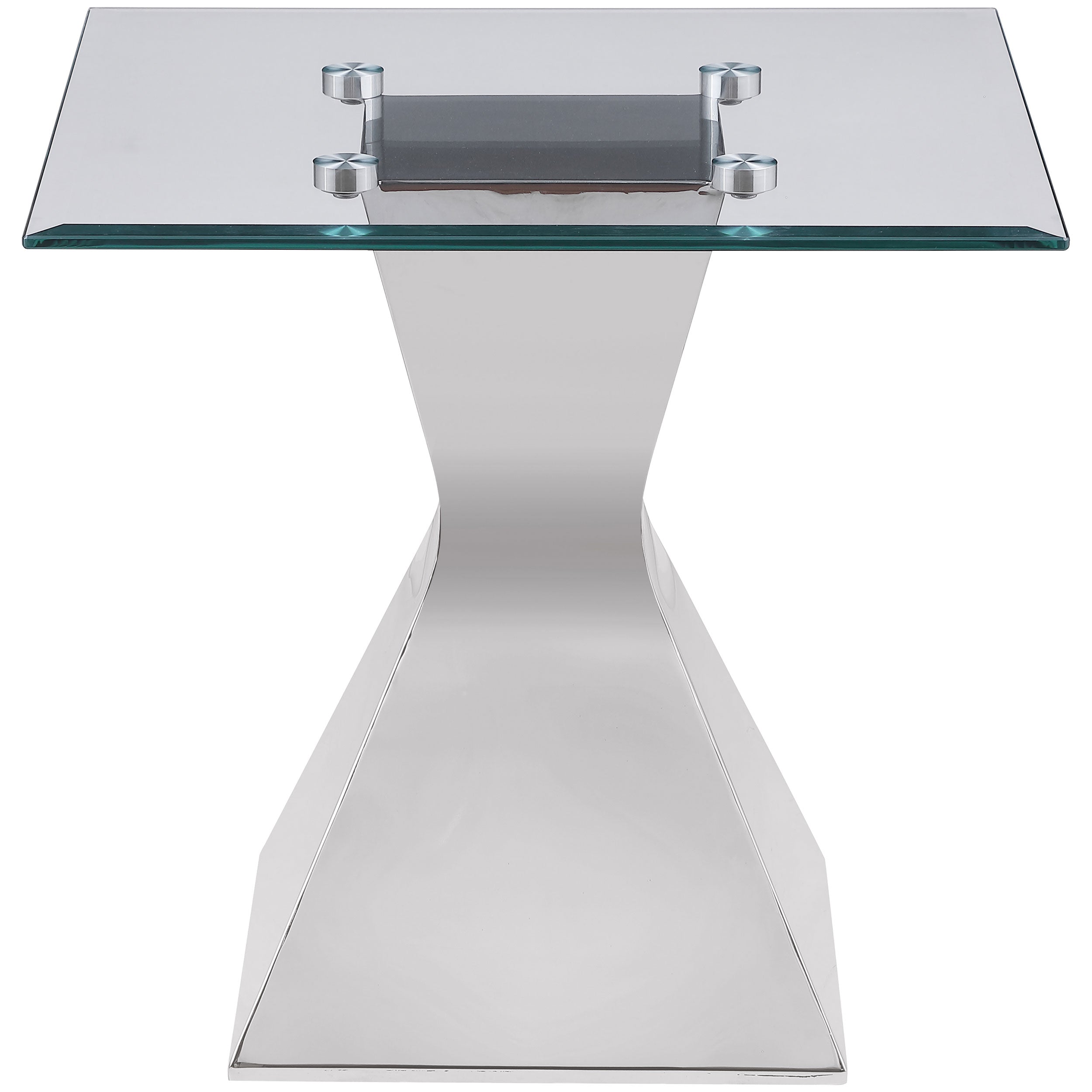 Jenny 3-piece Rectangular Coffee and End Table Set Chrome — view 6