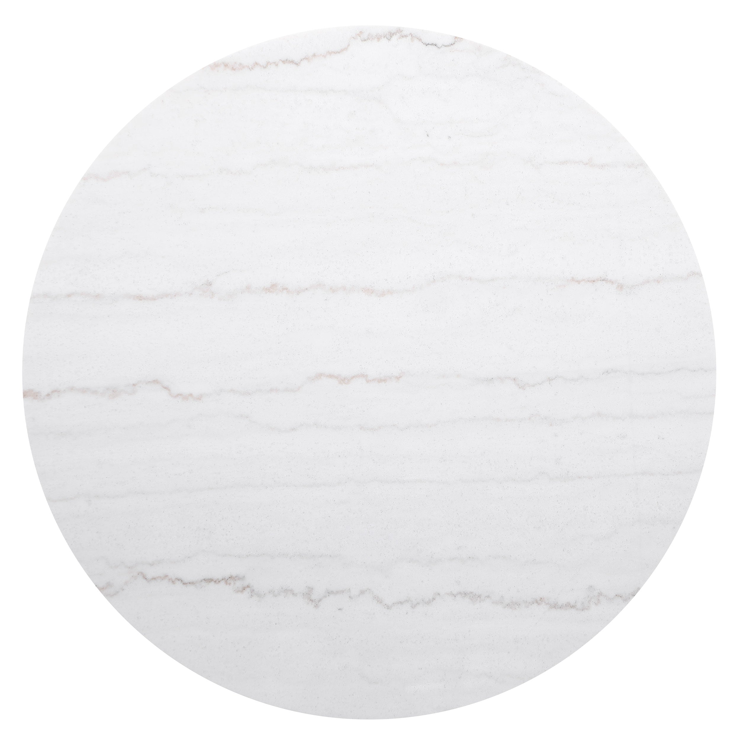 Jason Round White Marble Top Coffee Table Charcoal — view 3