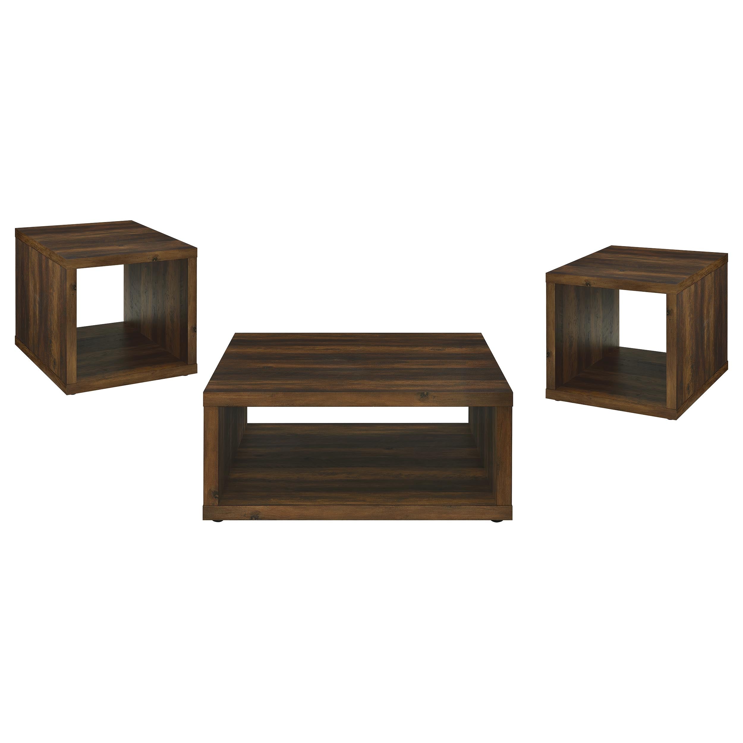 Frisco 3-piece Coffee and End Table Set Dark Pine — view 2
