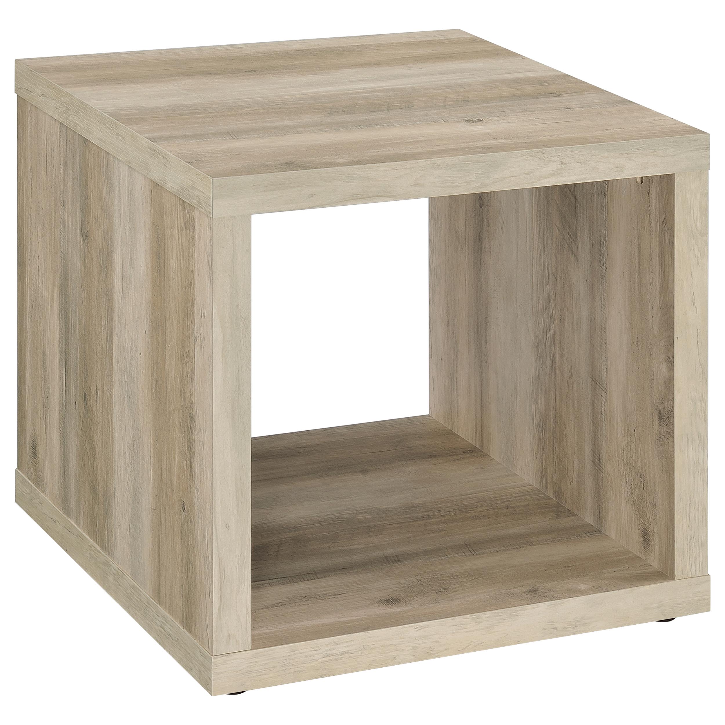 Frisco 2-piece Coffee and End Table Set Distressed Pine — view 3