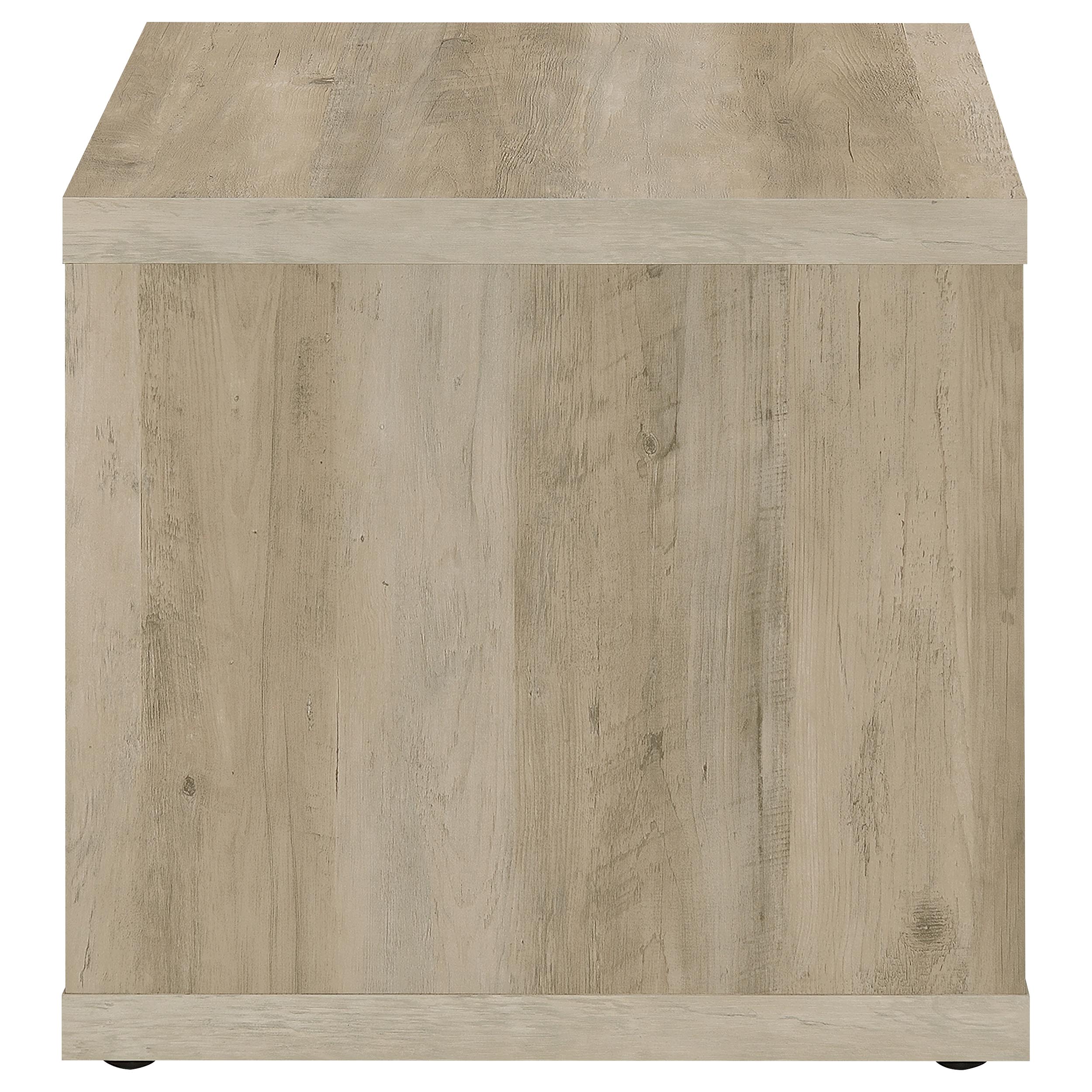 Frisco 2-piece Coffee and End Table Set Distressed Pine — view 7