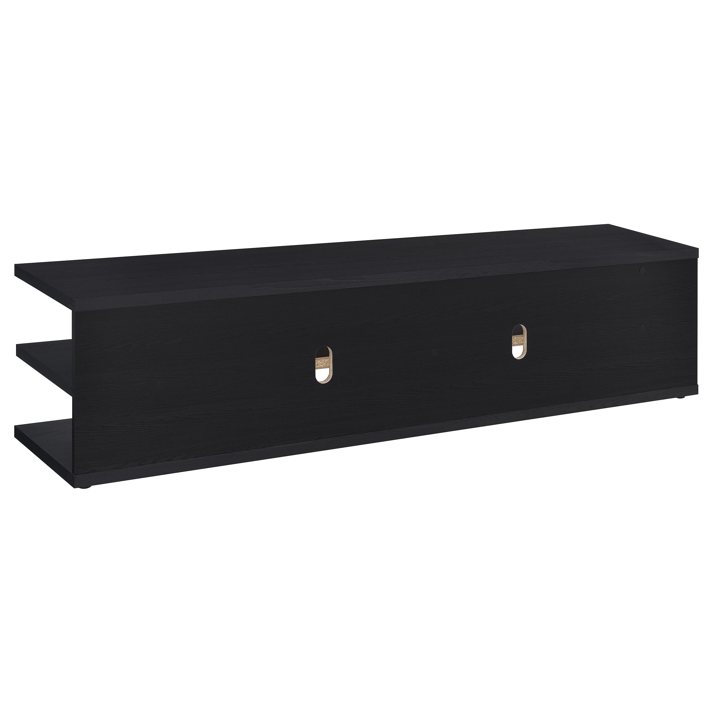 Cartmill 78-inch 2-tier TV Stand Media Console Black — view 6