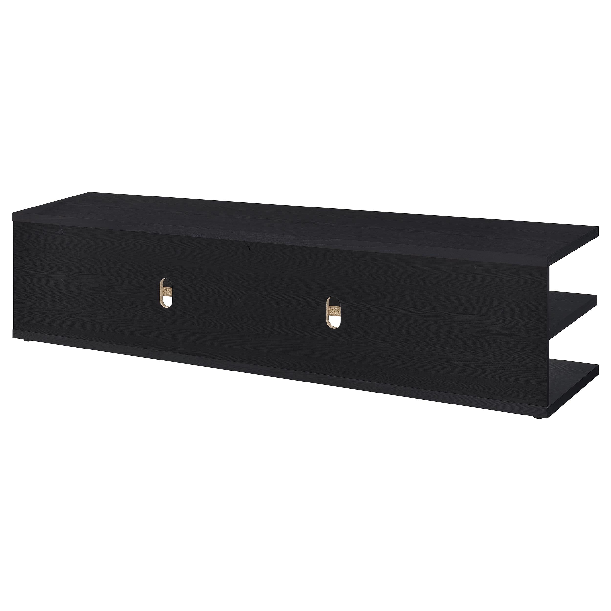 Cartmill 78-inch 2-tier TV Stand Media Console Black — view 7