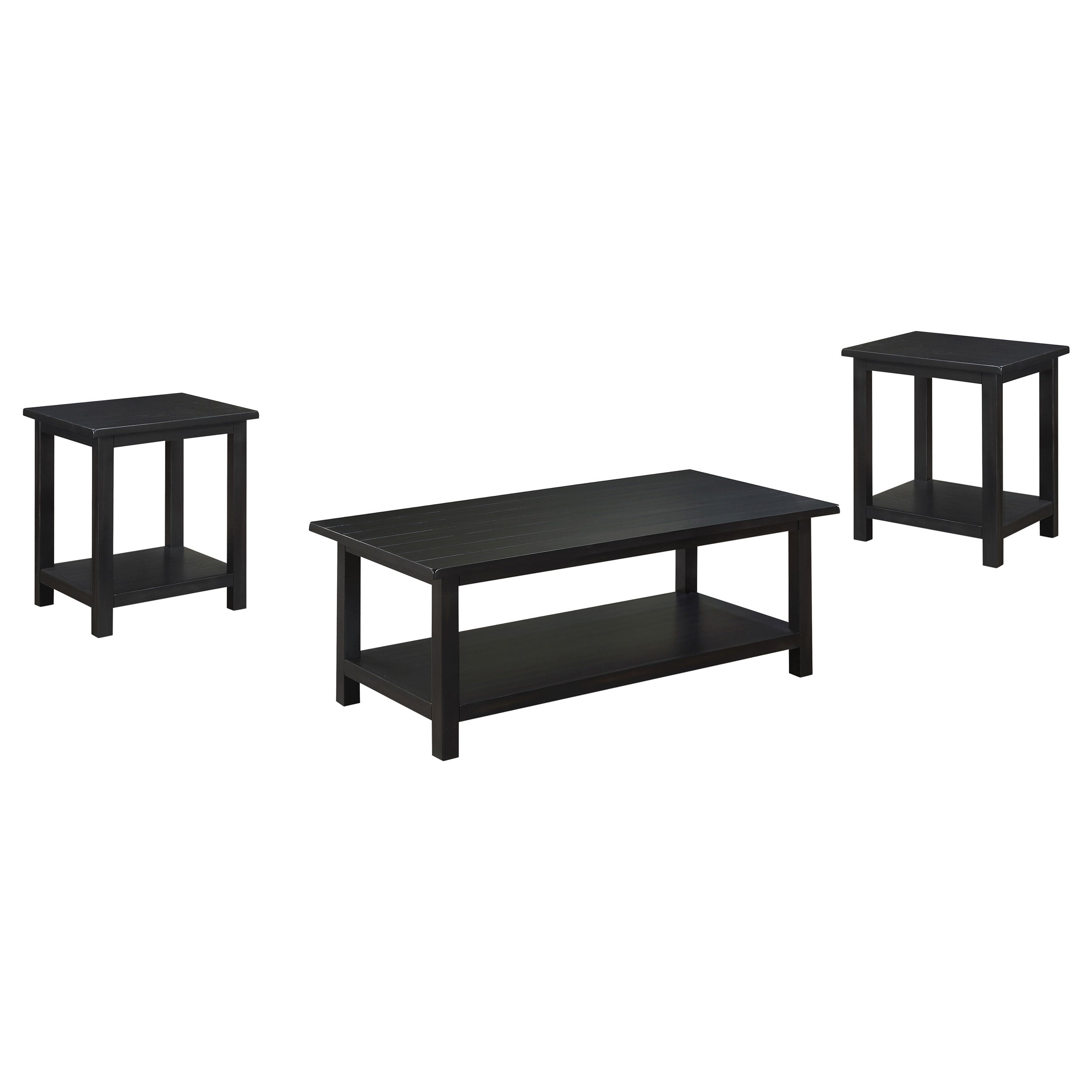 Payne 3-piece Coffee and End Table Set Distressed Java — view 2