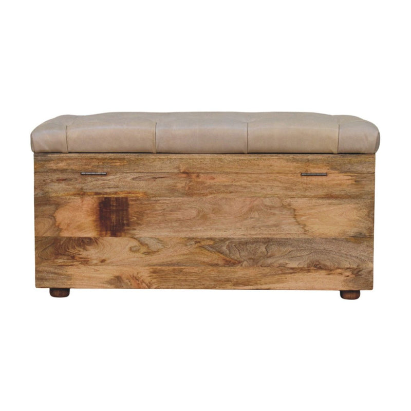 Buffalo - Leather Storage Trunk