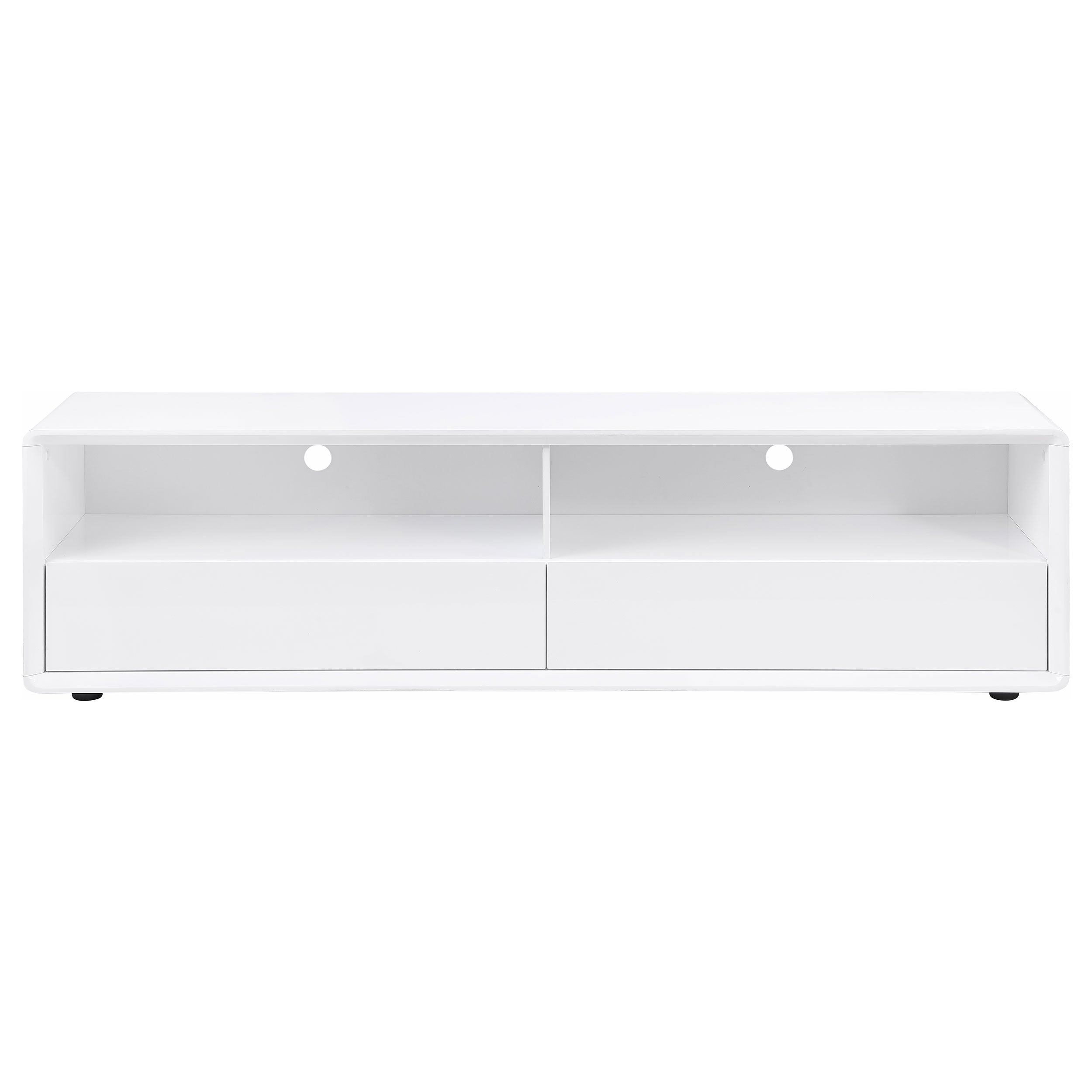 Ellice 71-inch TV Stand Media Console White — view 3
