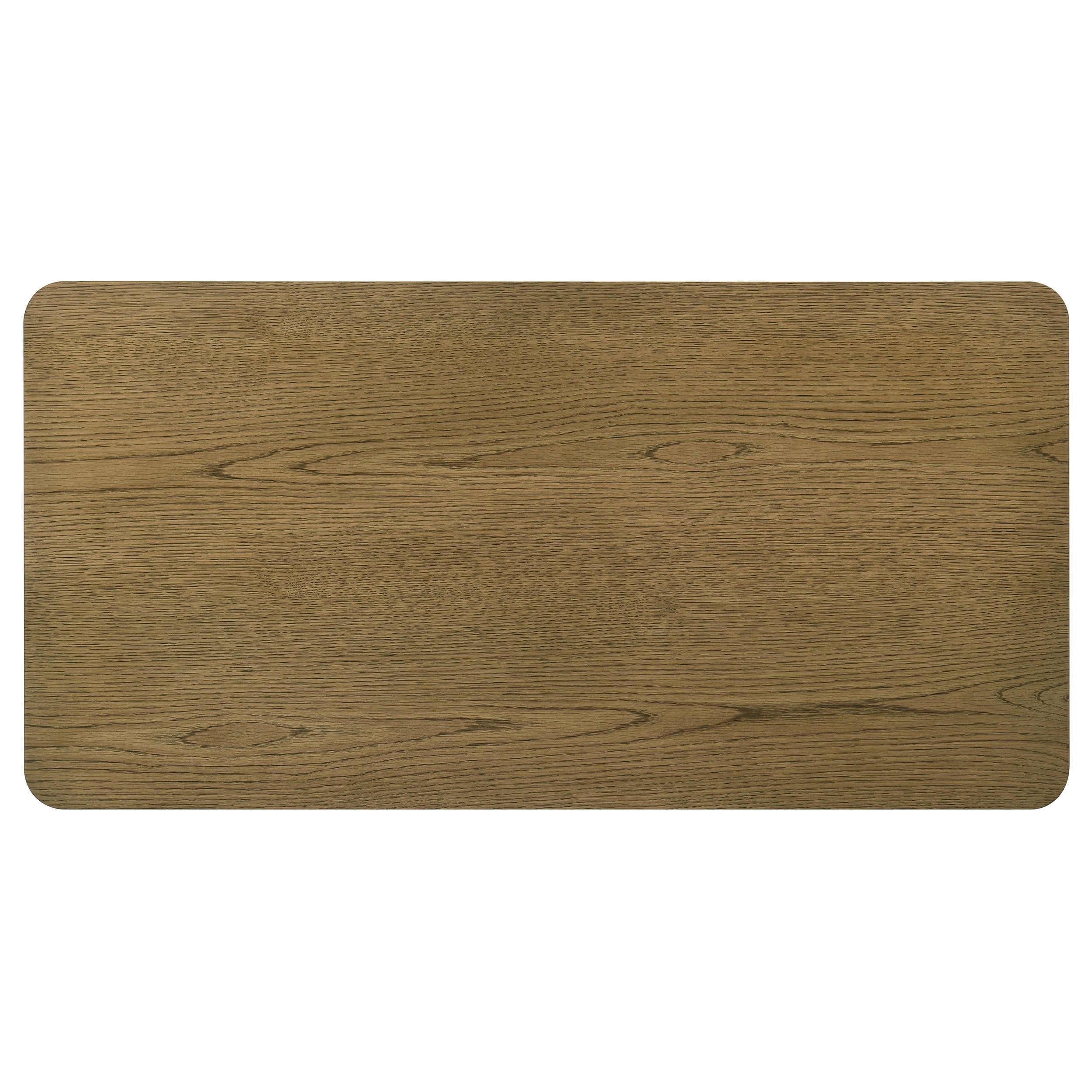 Castlewood Engineered Wood Cocktail Coffee Table Brown Oak — view 5