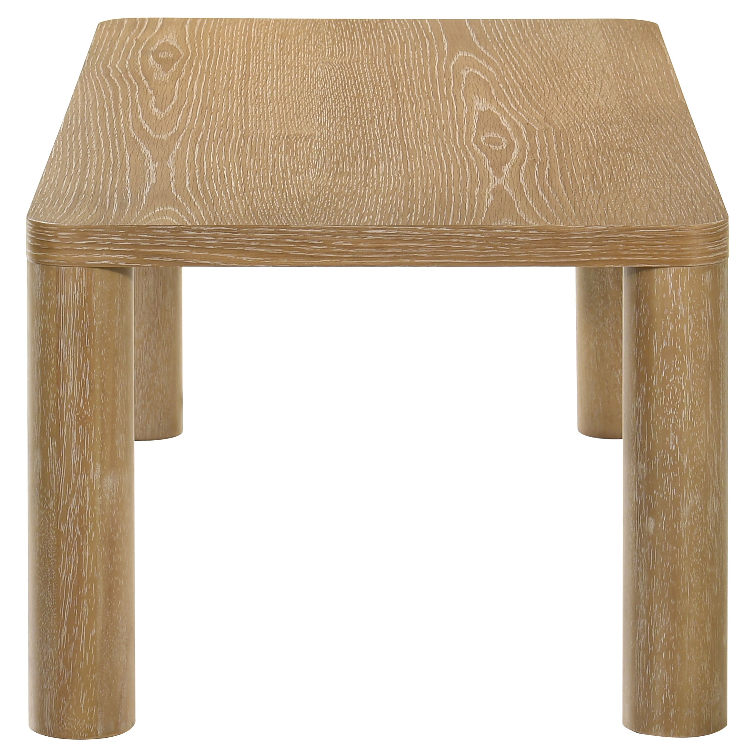 Castlewood Engineered Wood Cocktail Coffee Table Light Oak — view 4